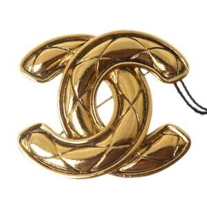 Chanel Cc Logo Brooch Metal #229062C12B